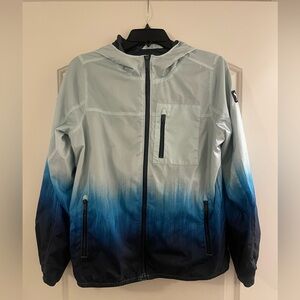 Abercrombie kids raincoat w/hood, size XL (15/16) girls